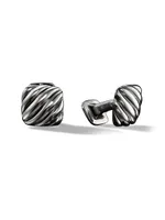 Sculpted Cable Cushion Cufflinks