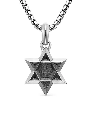 Star of David Amulet in Sterling Silver, 34.7mm