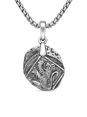 Shipwreck Coin Amulet in Sterling Silver, 28.4mm