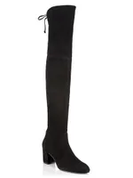 Yulianaland 60MM Leather Over-The-Knee Boots
