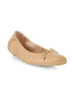 Bardot Leather Ballet Flats