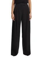 Pleated Baggy Trousers