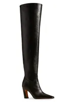 Marfa 85MM Leather Over-The-Knee Boots