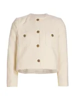 Meredith Tweed Cotton-Blend Jacket