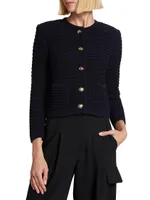 Gaspard Knit Cotton-Blend Cardigan