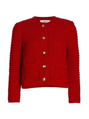 Gaspard Knit Cotton-Blend Cardigan