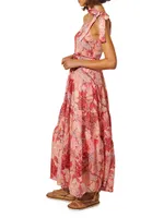 Freya Floral One-Shoulder Maxi Dress