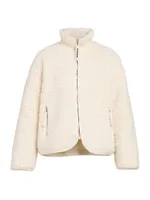 Cotton Fleece Sherpa Jacket