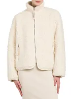 Cotton Fleece Sherpa Jacket