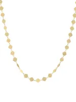 14K Yellow Gold Kite Chain Necklace