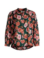 Lily Cotton Floral Blouse