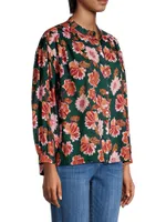 Lily Cotton Floral Blouse