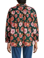 Lily Cotton Floral Blouse