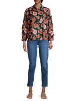 Lily Cotton Floral Blouse