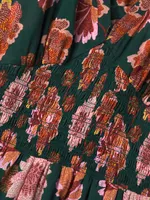 Nellie Cotton Floral Midi-Dress