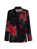 Seville Rose Double-Breasted Jacket