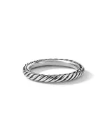 Cable Collectibles Stack Ring Sterling Silver