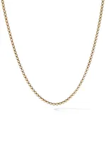 Box Chain Necklace 18K Gold