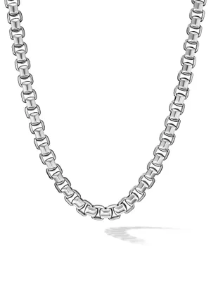 Box Chain Necklace Sterling Silver