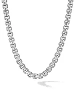 Box Chain Necklace Sterling Silver