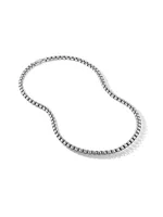 Box Chain Necklace Sterling Silver