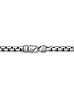 Box Chain Necklace Sterling Silver