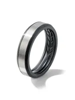Titanium Beveled Band Ring