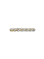 Paveflex Ring Eith Diamonds 18K Yellow Gold, 2.8MM