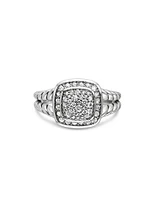 Petite Albion Ring With Diamonds