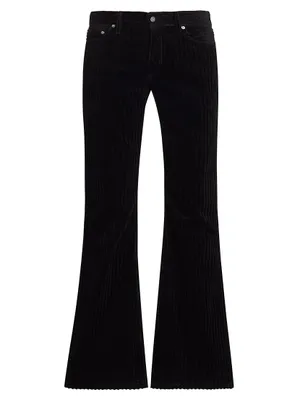 Jimmy High Low Corduroy Flare Jeans