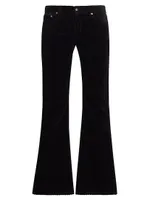 Jimmy High Low Corduroy Flare Jeans