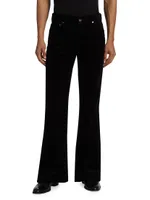 Jimmy High Low Corduroy Flare Jeans