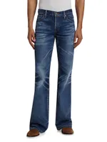 Jimmy Crispy Rigid Flare Jeans