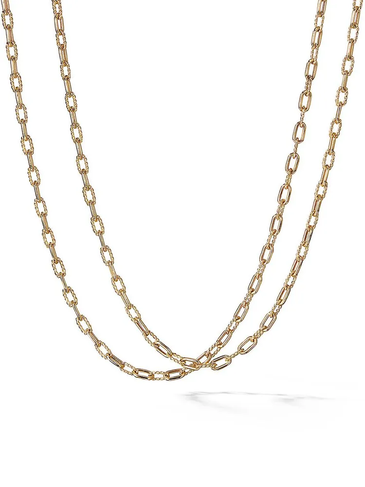 DY Madison Chain Necklace 18K Yellow Gold