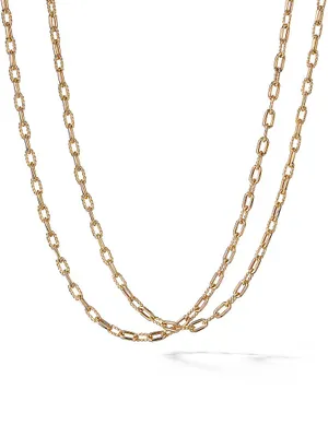 DY Madison Chain Necklace 18K Yellow Gold