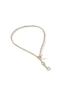 DY Madison Three Ring Chain Necklace 18K Yellow Gold