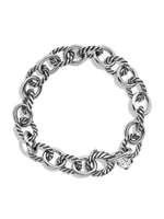 Oval Link Chain Bracelet Sterling Silver