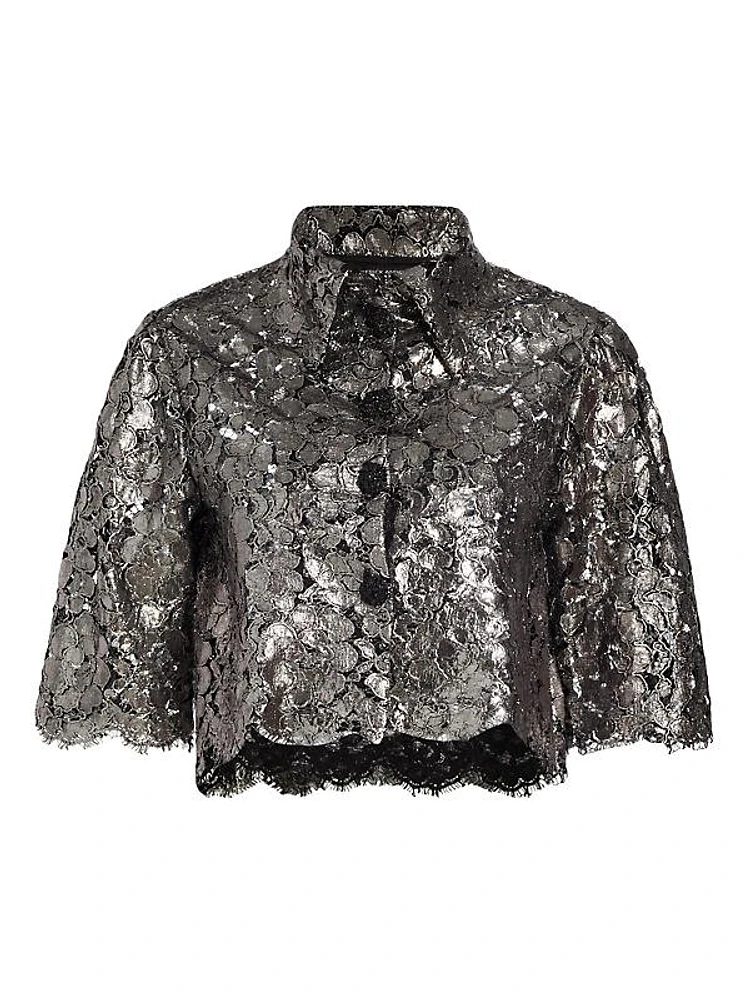 Lacquard Lace Bolero