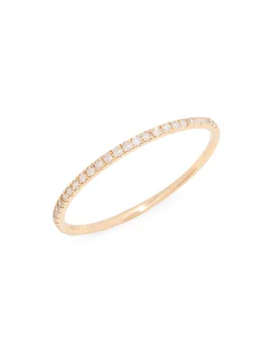 Seline 14K Yellow Gold & 0.11 TCW Diamond Ring