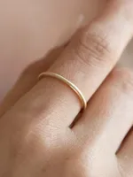 Micaela 14K Yellow Gold Rope Ring