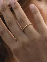 Liv 14K Yellow Gold Rope Ring