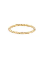 Liv 14K Yellow Gold Rope Ring