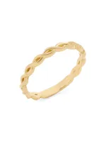 Julia 14K Yellow Gold Twist Ring