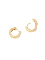 Abigale 14K-Yellow-Gold Vermeil Huggie Hoop Earrings