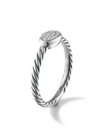 Cable Collectibles® Oval Ring With Diamonds