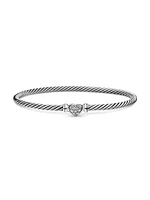 Cable Collectibles Heart Bracelet With Diamonds