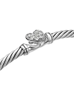 Cable Collectibles Heart Bracelet With Diamonds