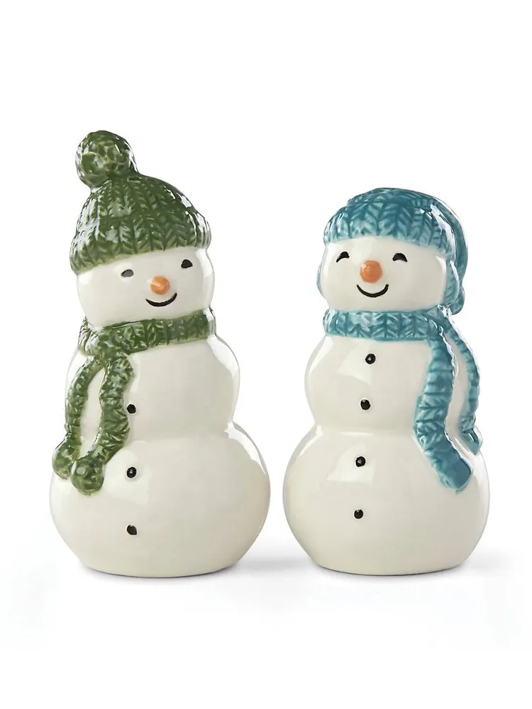 Pottery Barn Santa's Sled Salt & Pepper Shakers