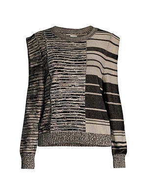 Mixed Musings Cotton-Blend Sweater