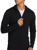 Parksville Cashmere Zip-Up Sweater